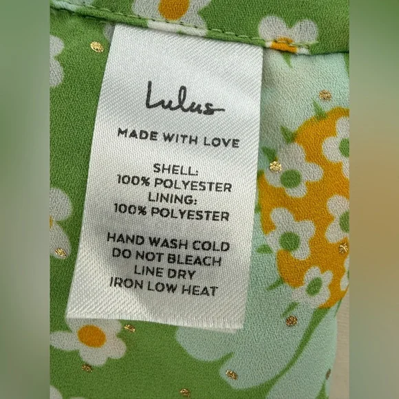 Lulus Retro Romantic Green Daisy Print Halter Crop Top & Mini Skirt Set - Picture 13 of 15